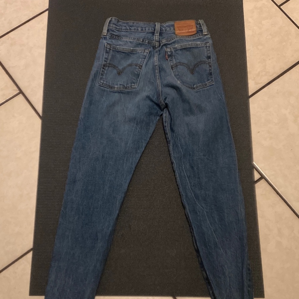 High Rise Blue Jeans - Picture 2 of 3